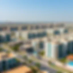 Panoramic view of Al Khawaneej Heights showcasing residential architecture