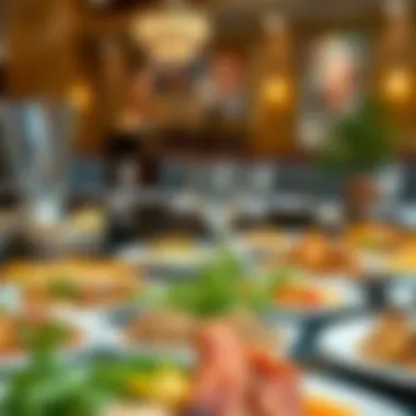 An array of authentic Lebanese dishes served at Al Nafoorah