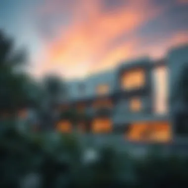 Modern Residential Architecture in Al Rashidiya A modern residential building in Al Rashidiya highlighting real estate opportunities