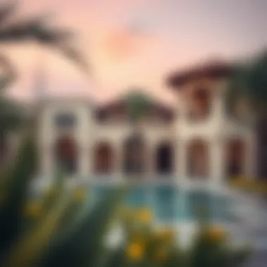 Architectural Elegance of Al Reef Stunning architectural view of Al Reef Arabian Village