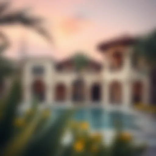 Architectural Elegance of Al Reef Stunning architectural view of Al Reef Arabian Village