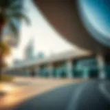 Exterior view of Al Rigga Metro station showcasing its modern architecture