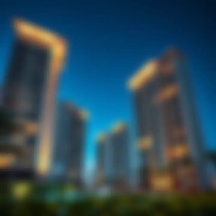 Modern Architectural Design in Dubai Modern architectural design of residential buildings in Dubai