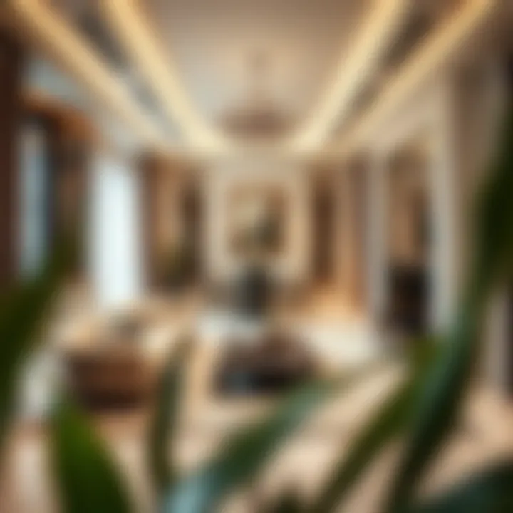 Luxurious Interiors of Dubai Residential Property Luxurious interiors of a residential property in a Dubai project