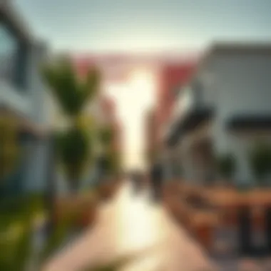 Vibrant Community Spaces Vibrant community spaces within Alef Hayyan fostering social interactions