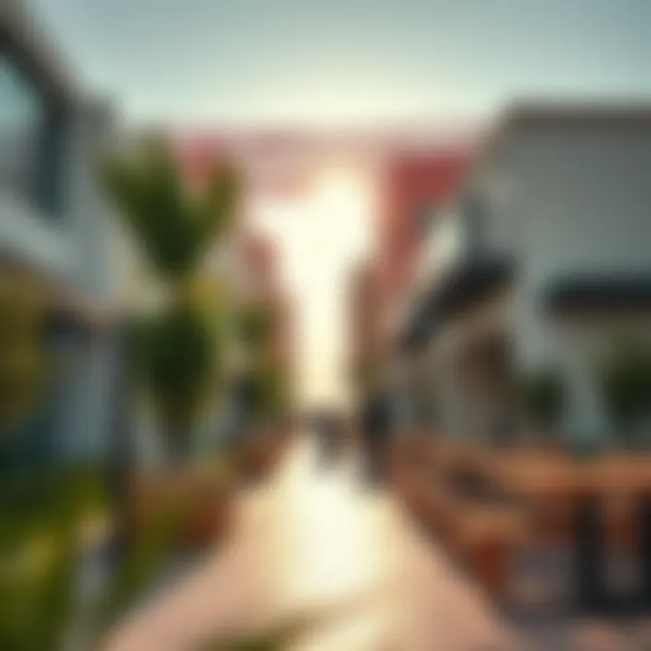 Vibrant Community Spaces Vibrant community spaces within Alef Hayyan fostering social interactions