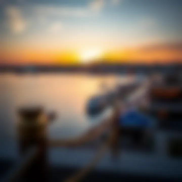 Stunning Sunset View of برجيل جزيرة الريم Stunning sunset view over برجيل جزيرة الريم, reflecting on the water and skyline.