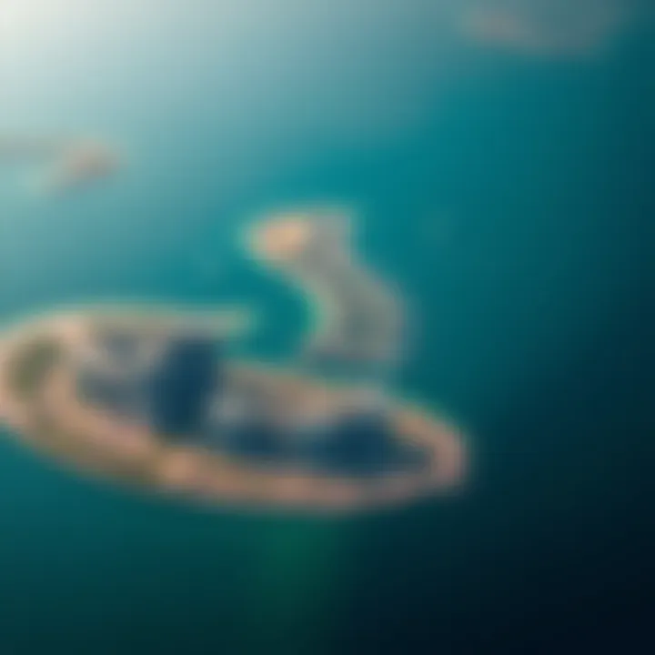 Aerial View of Palm Jumeirah The iconic Palm Jumeirah seen from above