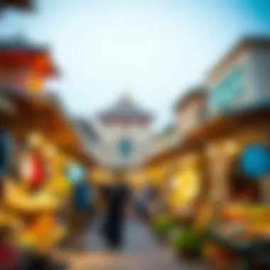 Cultural Heritage in Traditional Markets Traditional markets showcasing rich cultural heritage