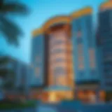 Stunning architectural facade of Binghatti