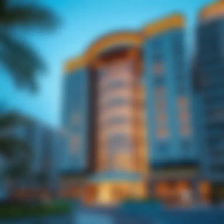 Architectural Marvel of Binghatti Stunning architectural facade of Binghatti