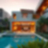 Architectural marvel of a Binghatti property showcasing innovative design