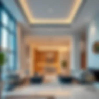 Modern Interior Aesthetics by Binghatti Developers Interior design concept from a Binghatti project emphasizing modern aesthetics