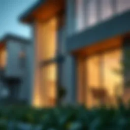 Architectural details of Bliss 2 showcasing modern design