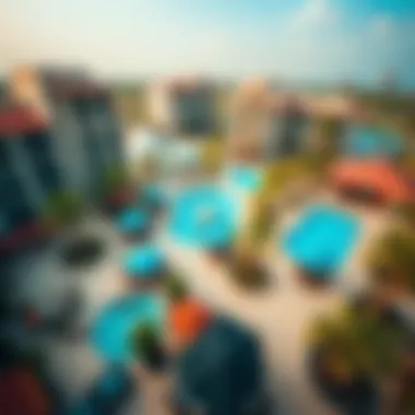 Community Amenities at Bliss Dubai Aerial view showcasing the expansive community amenities in Bliss Dubai