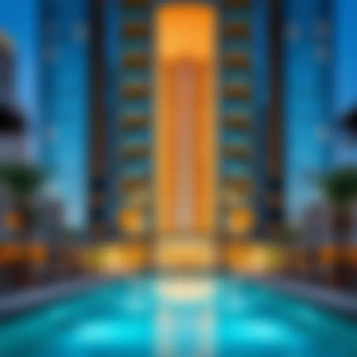 Architectural Marvel of Bliss Dubai Stunning view of Bliss Dubai's architectural design