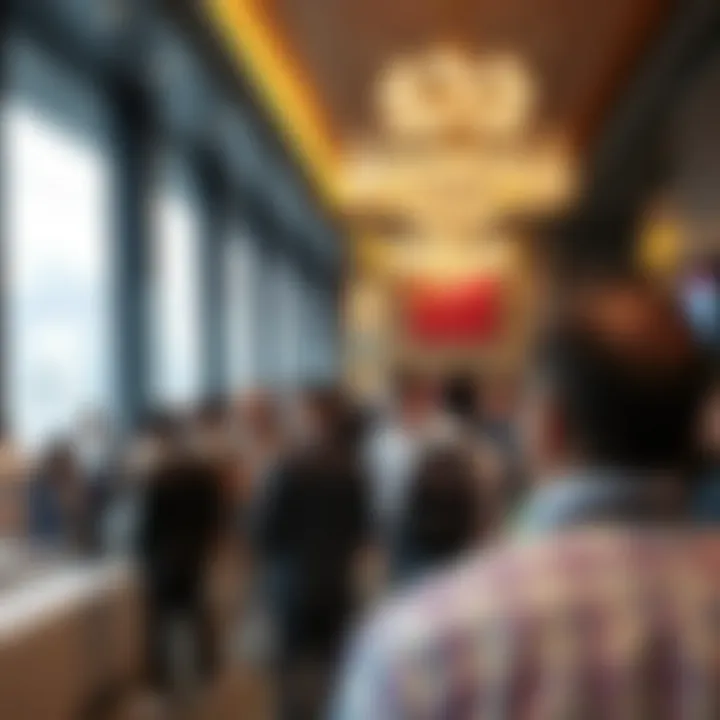 A bustling networking event at the China Center bringing together investors