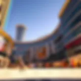 Architectural Marvel of City Centre Mirdif Majestic view of City Centre Mirdif showcasing its architectural design