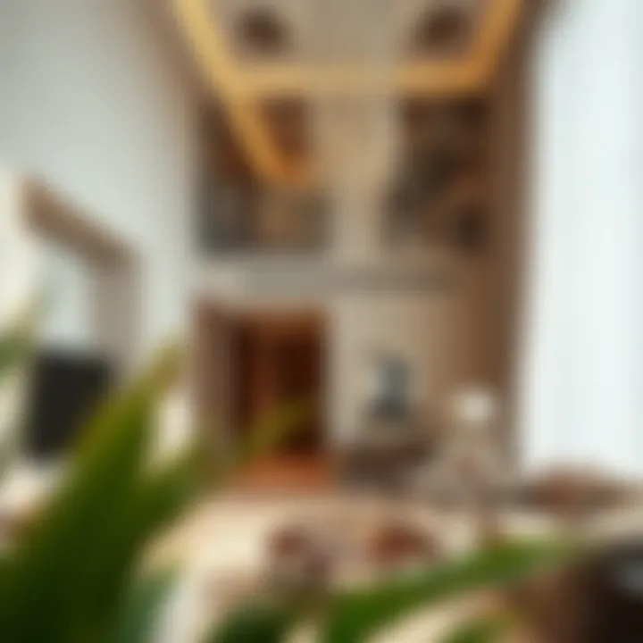 Luxury Interior of مول ديرفيلدز Apartments Interior design elements of a luxury apartment in مول ديرفيلدز