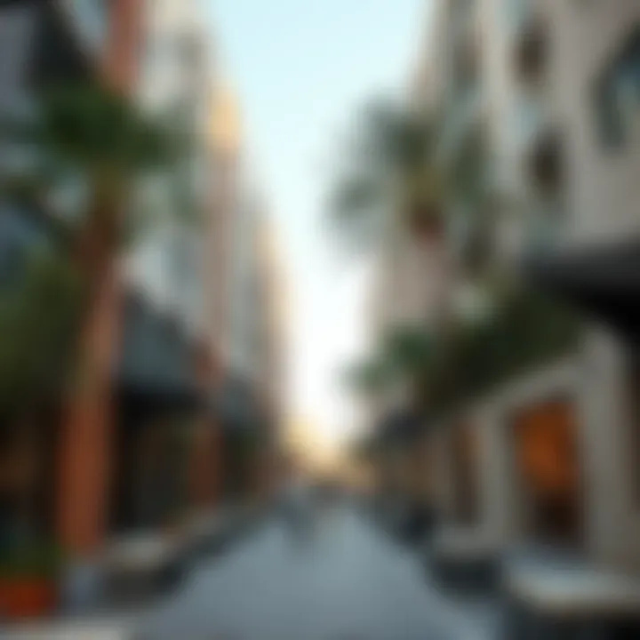 Vibrant Community Spaces in Dubai Vibrant community spaces in a Dubai neighborhood