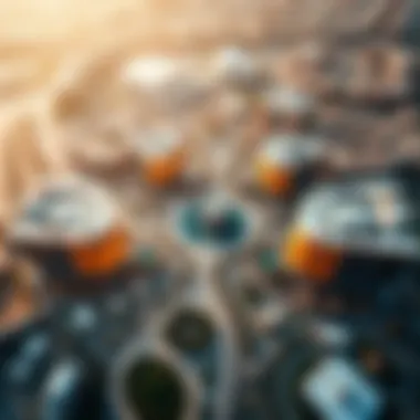 Innovative Urban Layout of Expo City Valley Aerial view of Expo City Valley showcasing its innovative urban layout