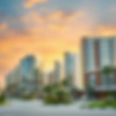 Sustainable Architectural Vision in Expo City Valley Architectural rendering of sustainable buildings in Expo City Valley