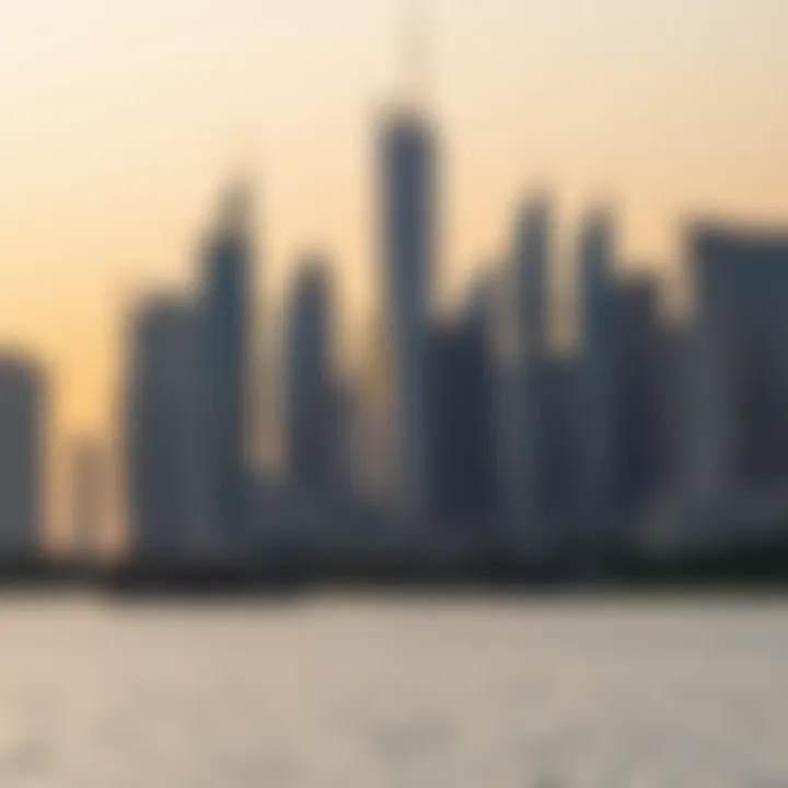 Dubai Skyline: A Reflection of Urban Growth Overview of Dubai skyline reflecting urban growth