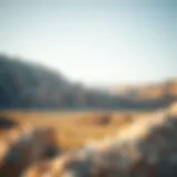 Scenic view of Hatta mountains