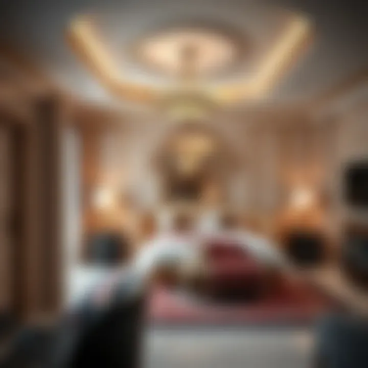 Opulent Interior of Guest Room at فندق اس ال اس دبي Luxurious guest room interior at فندق اس ال اس دبي