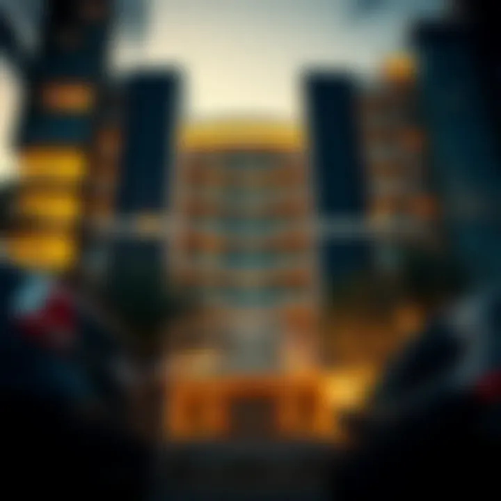 Stunning architectural exterior of كوف روتانا showcasing modern design