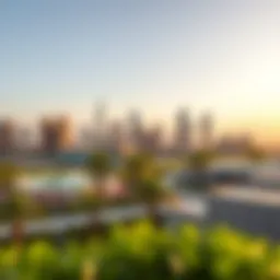 Stunning view of Madinat Al Riyadh's skyline showcasing modern architecture