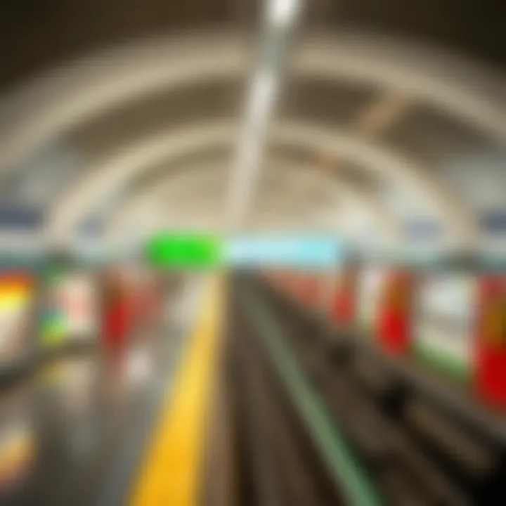 Metro Green Line Stations Layout Comprehensive layout of Dubai's Metro Green Line stations