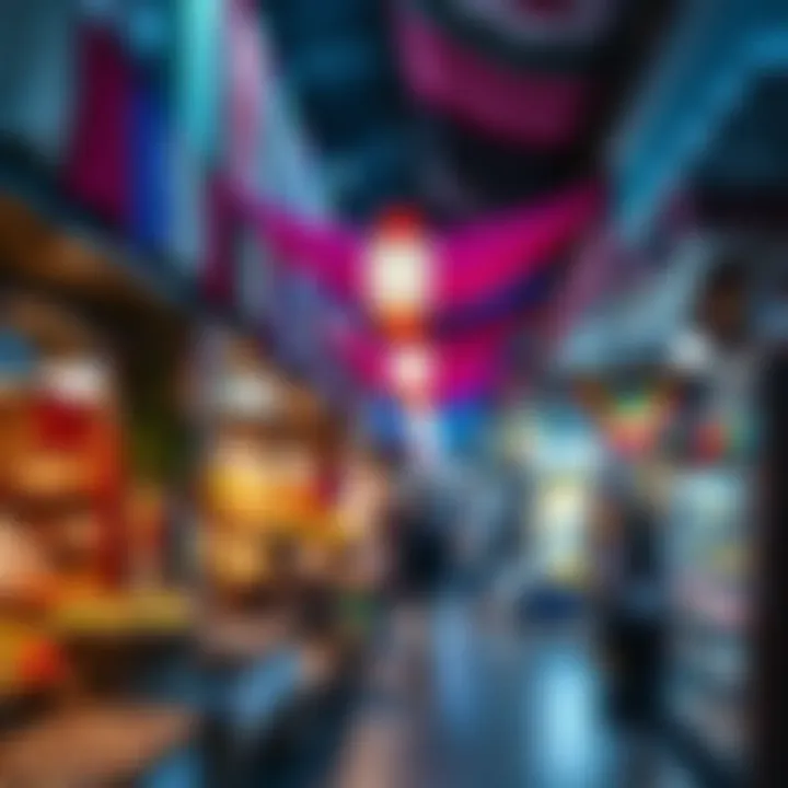 Vibrant Local Market in Dubai Captivating local market filled with vibrant colors and crafts