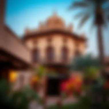 Heritage Architecture in Dubai Cultural heritage site showcasing traditional architecture in Dubai