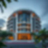 Stunning facade of Oceana Residences showcasing modern architectural details