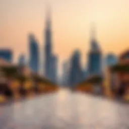 Modern skyline showcasing off-plan developments in Dubai