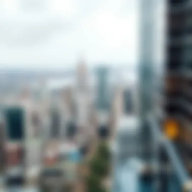 Panoramic Skyline from Davinci Tower Panoramic skyline view from Davinci Tower