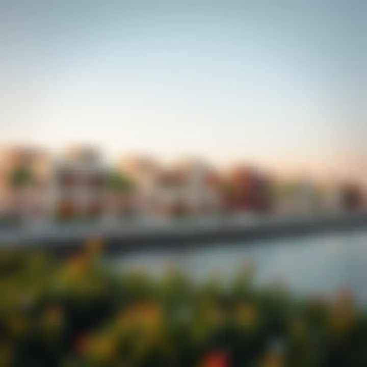 Luxurious beachfront villas lining the shores of Pointe Beach.