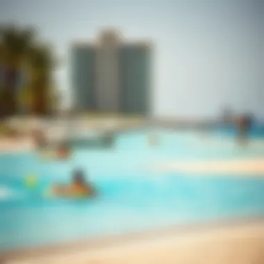 Vibrant recreational activities taking place at Pointe Beach.