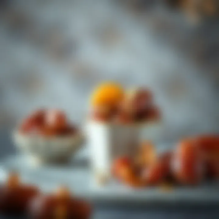 Date Delicacies: A Rich Heritage Luxurious date-based dessert presentation