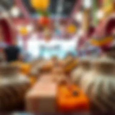 A Colorful Array: Middle Eastern Sweet Treats Vibrant display of assorted Middle Eastern sweets