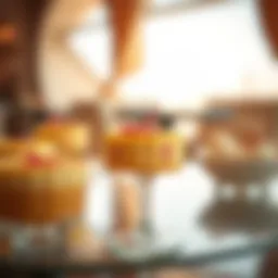 Saffron-infused traditional Arabic dessert