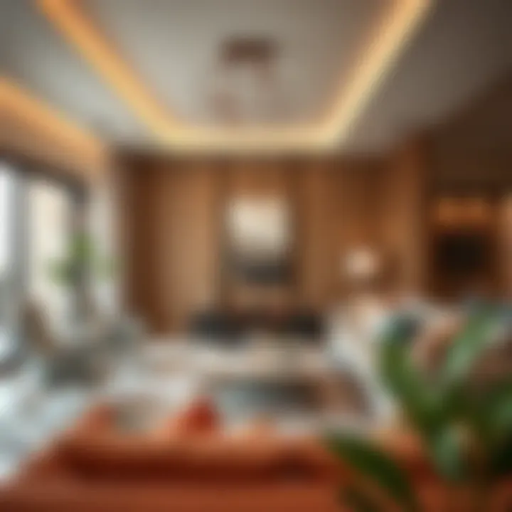 Stylish living room rental in Al Barsha 1