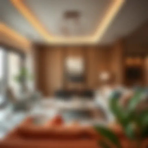 Chic Living Space in Al Barsha 1 Stylish living room rental in Al Barsha 1