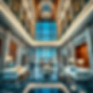 Interior Elegance of Sharjah Tower Interior design highlights of Sharjah Tower featuring modern aesthetics and luxurious finishes