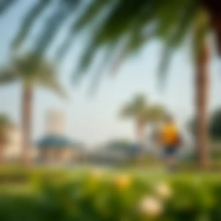 Serenity in Shees Park Visitors enjoying the serene environment of Shees Park