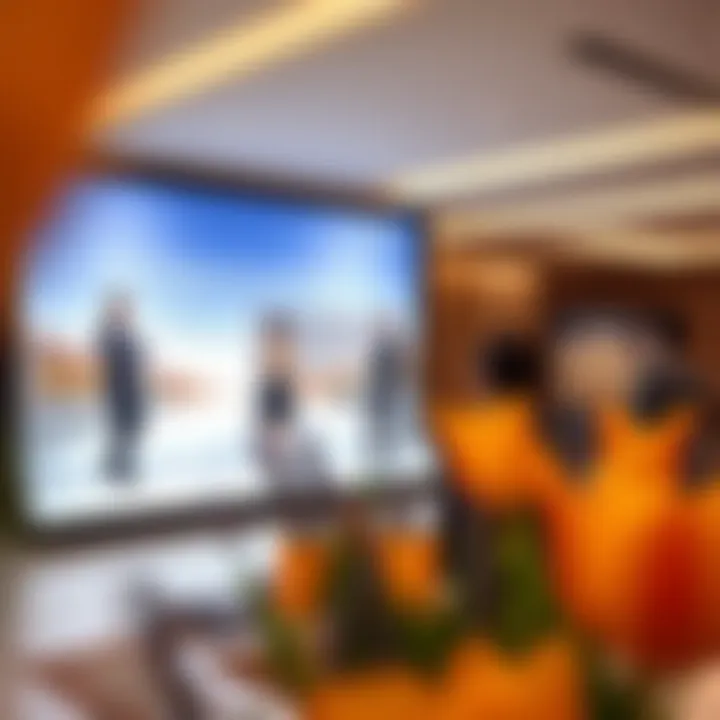 Innovative Sales Strategies at Sobha Hartland Interactive display within the Sobha Hartland Sales Gallery emphasizing innovative sales strategies