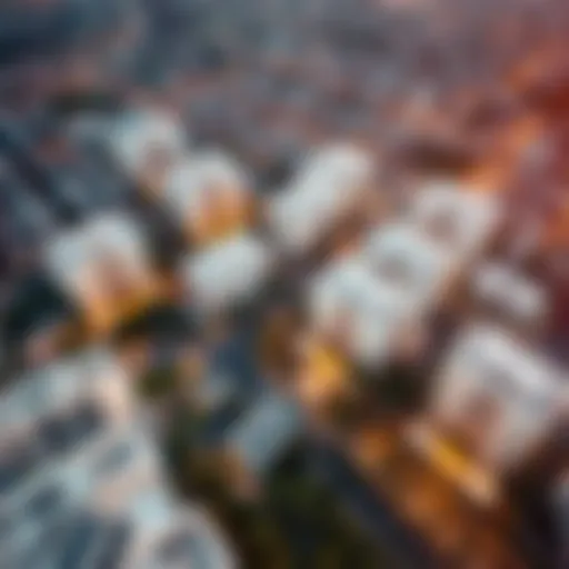 Aerial Perspective of South Shamkha Aerial view of South Shamkha showcasing residential developments