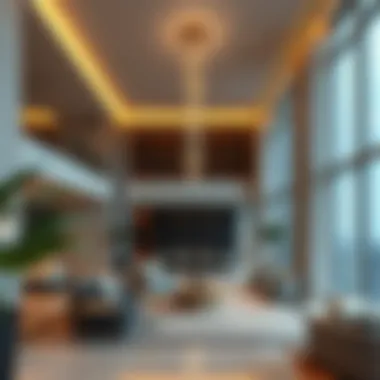 Luxurious Interiors of Tamani Arts Tower Interior view of the Tamani Arts Tower highlighting its luxurious amenities and modern finishes.