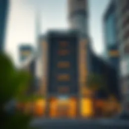 Stunning exterior view of The Address Downtown Dubai showcasing its modern architecture